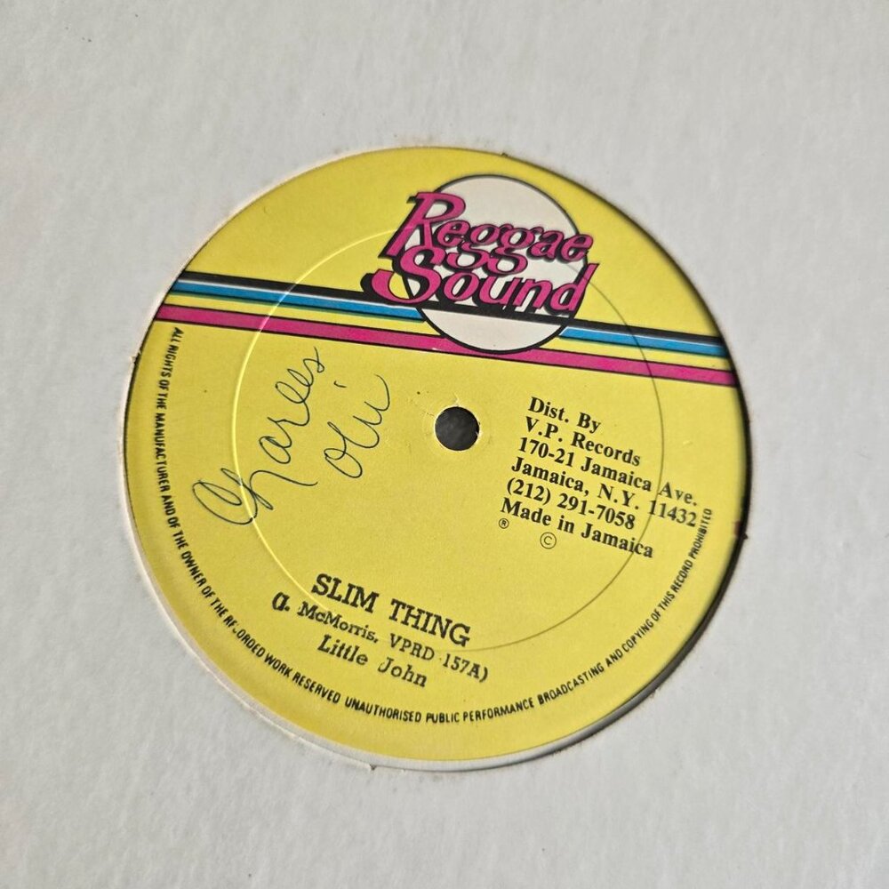 Ease Up Fattie x The Meditations / Slim Thing 7" x Little John Vinyl Record - Picture 4 of 4